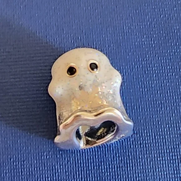 Pandora Glow-in-the-dark Boo Ghost Charm Sterling silver - Picture 9 of 10